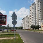 Билборд по ул. Хатаевича, «ЕВРООПТ» — парковка (Сторона Б)