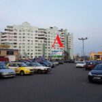 Билборд по ул. Хатаевича, «ЕВРООПТ» — парковка (Сторона А)