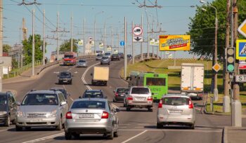 Билборд по ул. Полесская, 72 ("Полесский мост") сторона А