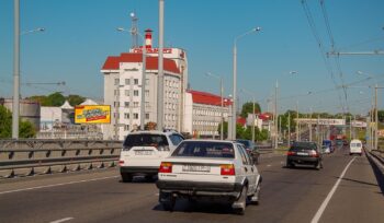 мост Фрунзе Б билборд Гомель