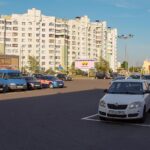 Билборд по ул. Хатаевича, «ЕВРООПТ» — парковка (Сторона А)