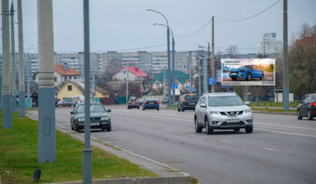 Билборд по ул. Лепешинского,озеро (сторона А)