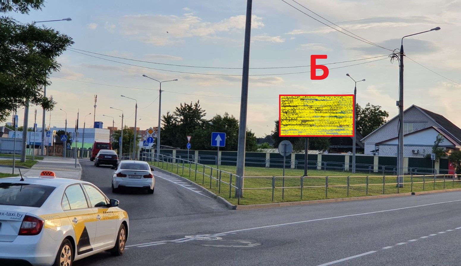 билборд по ул. Докутович между Полесской и Хатаевича